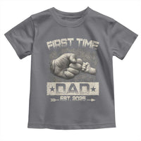 First Time Dad Est 2025 Toddler T Shirt