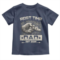First Time Dad Est 2025 Toddler T Shirt