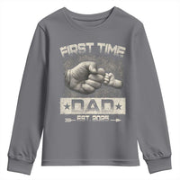 First Time Dad Est 2025 Youth Sweatshirt