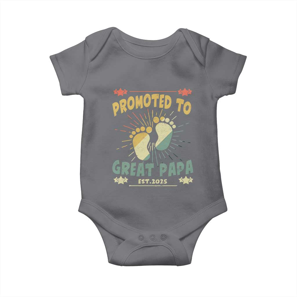 New Dad 2025 Baby Onesie Promoted to Great Papa