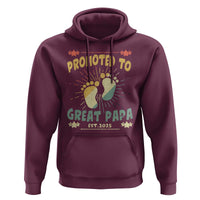 New Dad 2025 Hoodie Promoted to Great Papa