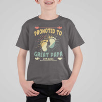 New Dad 2025 T Shirt For Kid Promoted to Great Papa