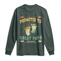 New Dad 2025 Long Sleeve Shirt Promoted to Great Papa