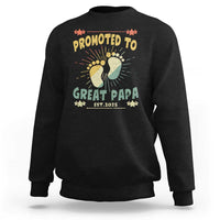 New Dad 2025 Sweatshirt Promoted to Great Papa