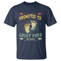 New Dad 2025 T Shirt Promoted to Great Papa