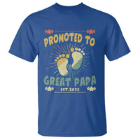 New Dad 2025 T Shirt Promoted to Great Papa