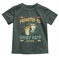 New Dad 2025 Toddler T Shirt Promoted to Great Papa