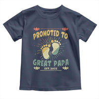 New Dad 2025 Toddler T Shirt Promoted to Great Papa