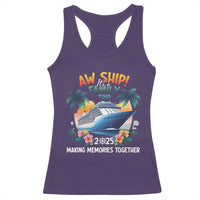 Aw Ship It’s A Family Trip 2025 Racerback Tank Top Cruising Trip Summer Vacation
