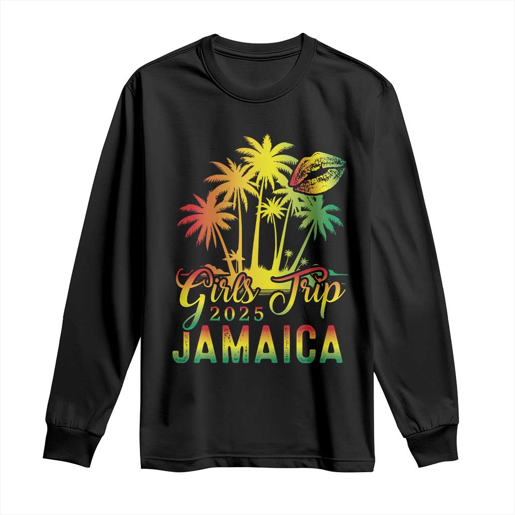 Jamaica Girls Trip 2025 Long Sleeve Shirt Summer Vacation