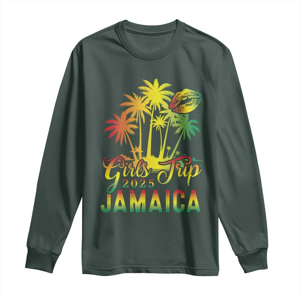 Jamaica Girls Trip 2025 Long Sleeve Shirt Summer Vacation