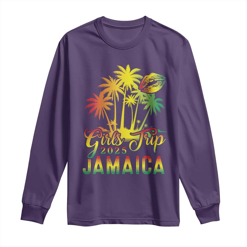 Jamaica Girls Trip 2025 Long Sleeve Shirt Summer Vacation