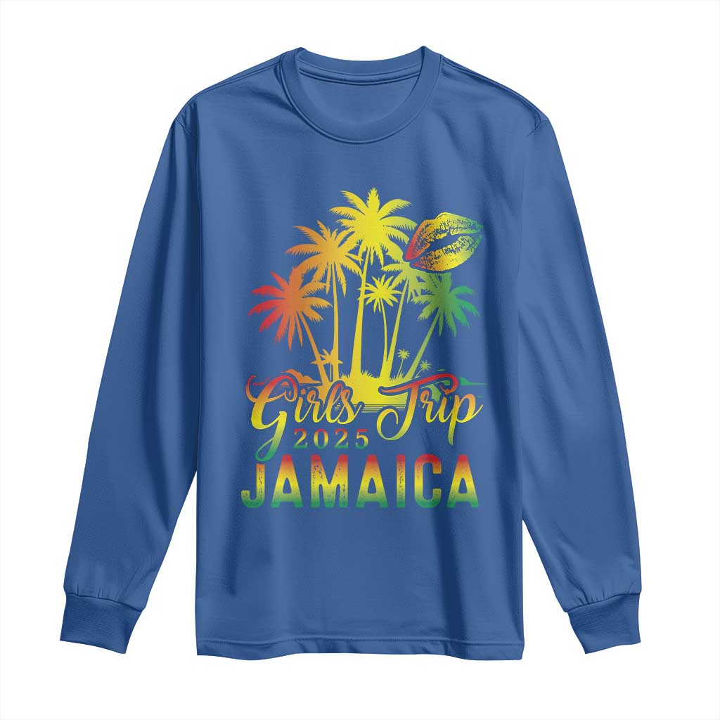Jamaica Girls Trip 2025 Long Sleeve Shirt Summer Vacation