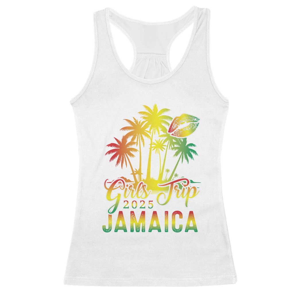 Jamaica Girls Trip 2025 Racerback Tank Top Summer Vacation