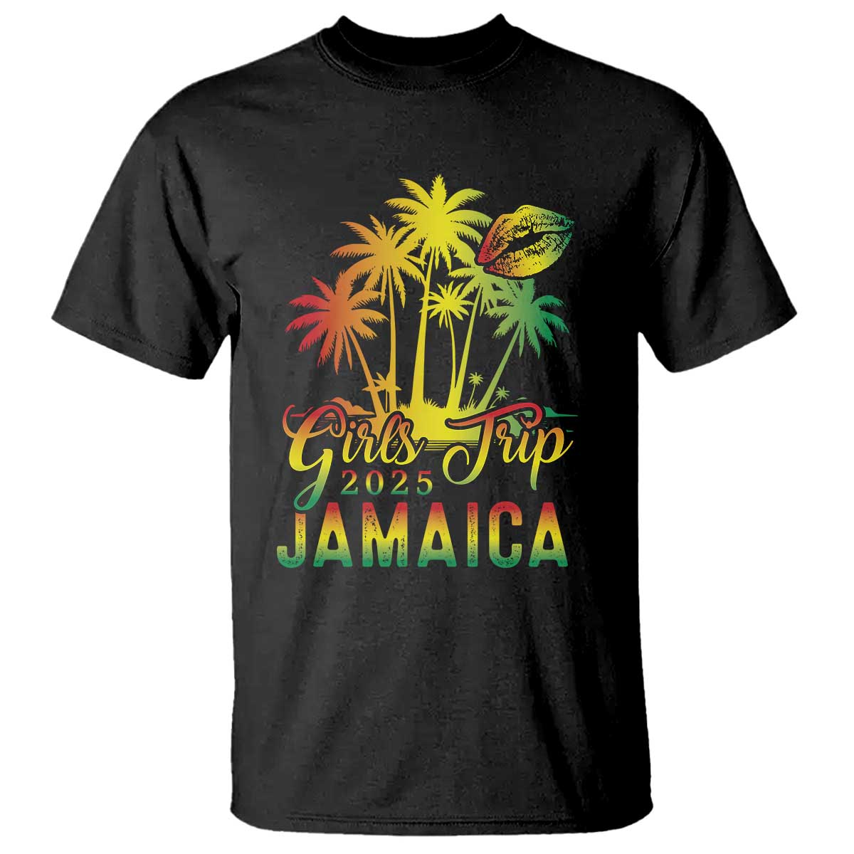 Jamaica Girls Trip 2025 T Shirt Summer Vacation
