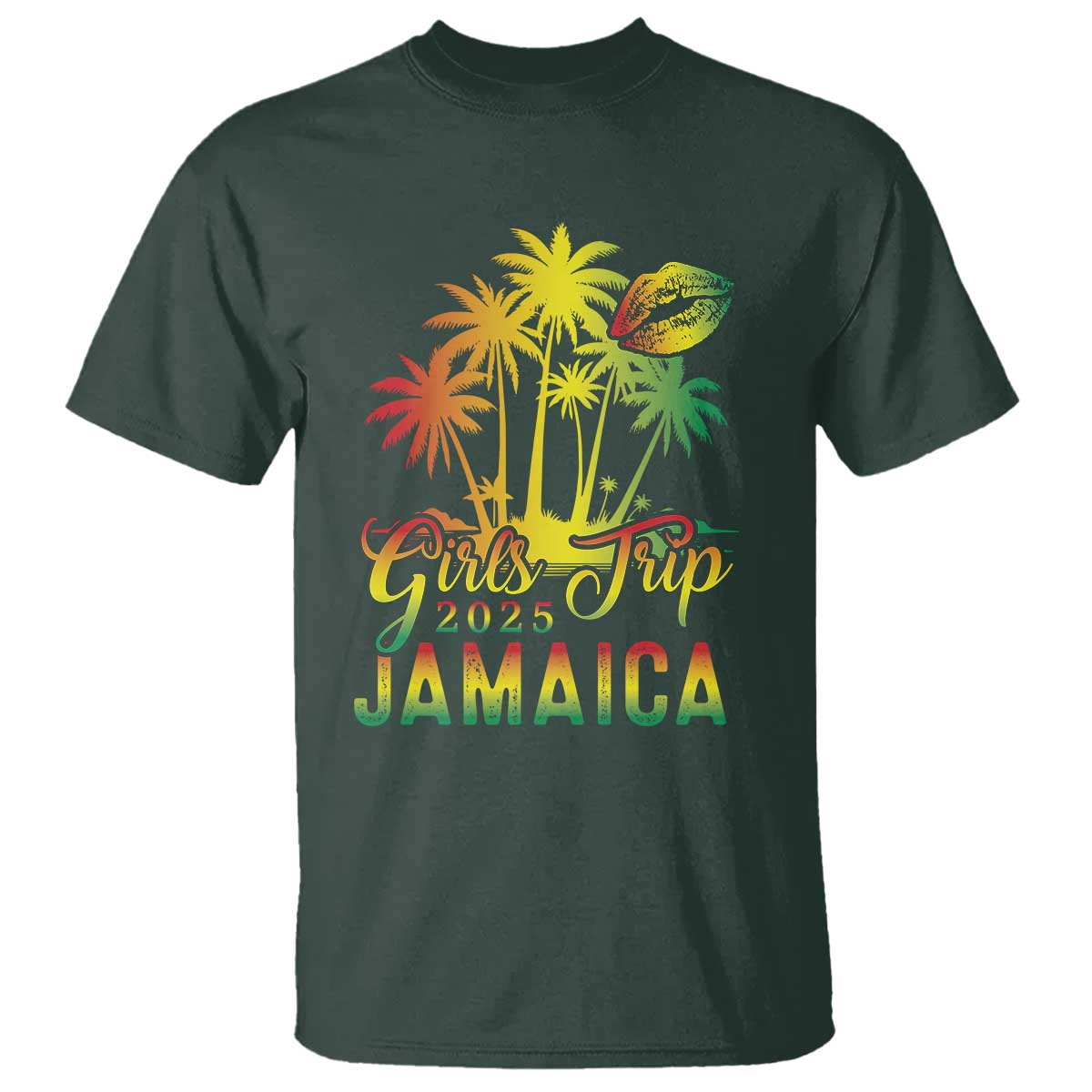 Jamaica Girls Trip 2025 T Shirt Summer Vacation