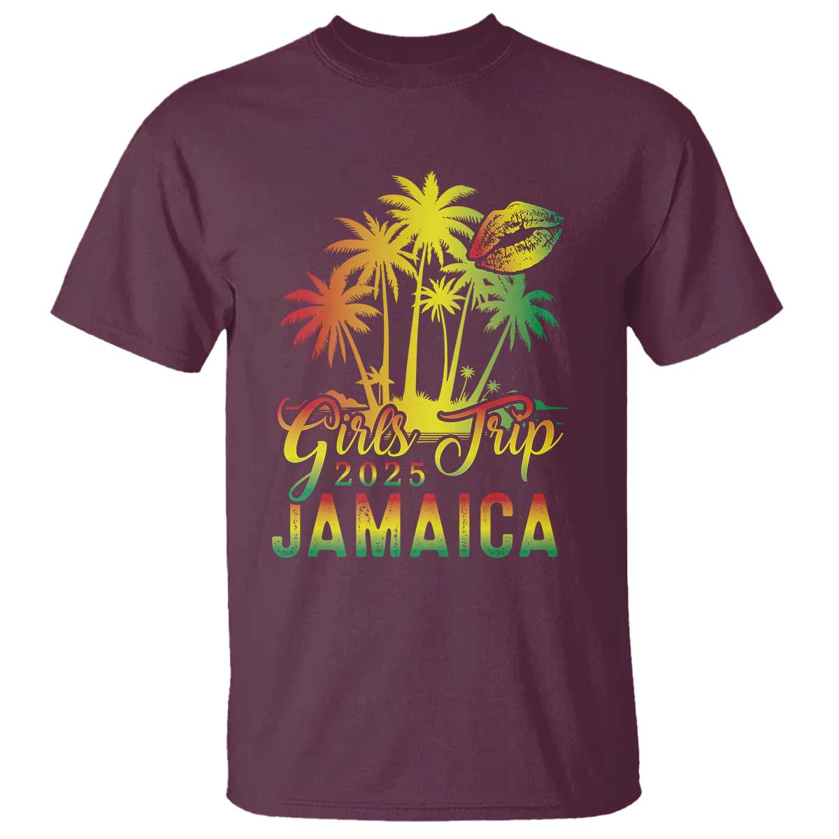 Jamaica Girls Trip 2025 T Shirt Summer Vacation