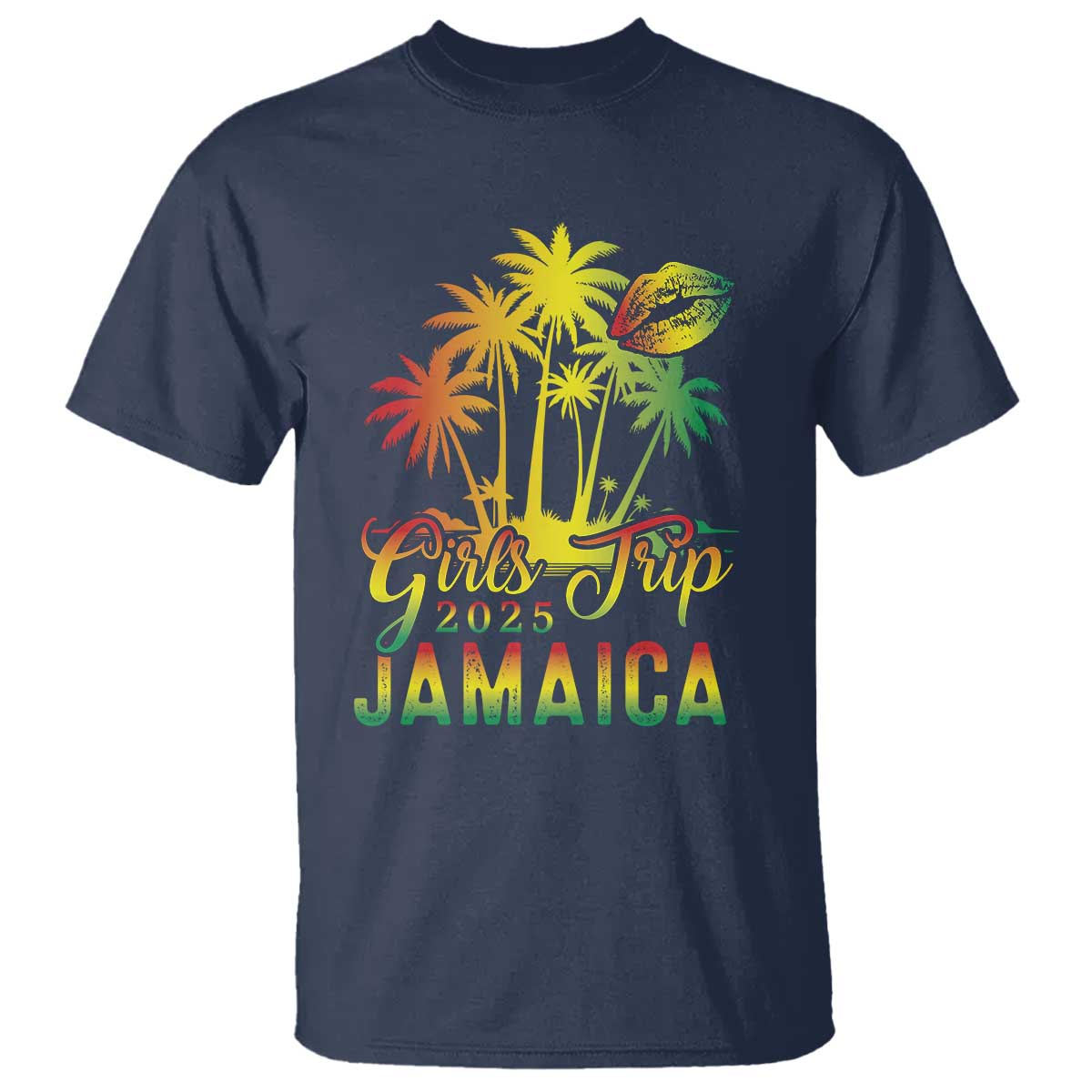 Jamaica Girls Trip 2025 T Shirt Summer Vacation