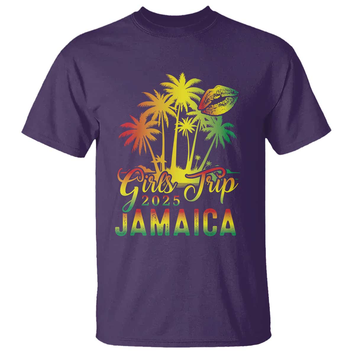 Jamaica Girls Trip 2025 T Shirt Summer Vacation