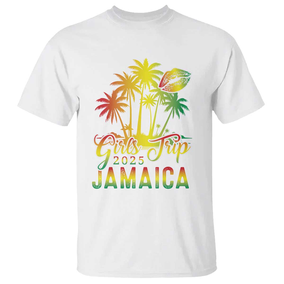 Jamaica Girls Trip 2025 T Shirt Summer Vacation