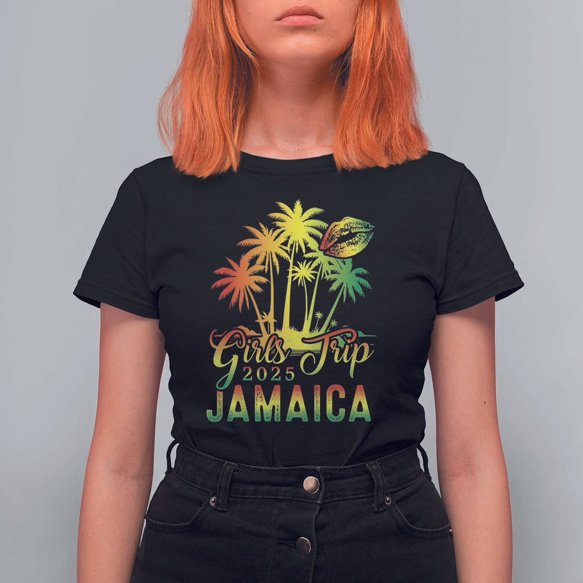 Jamaica Girls Trip 2025 T Shirt For Women Summer Vacation