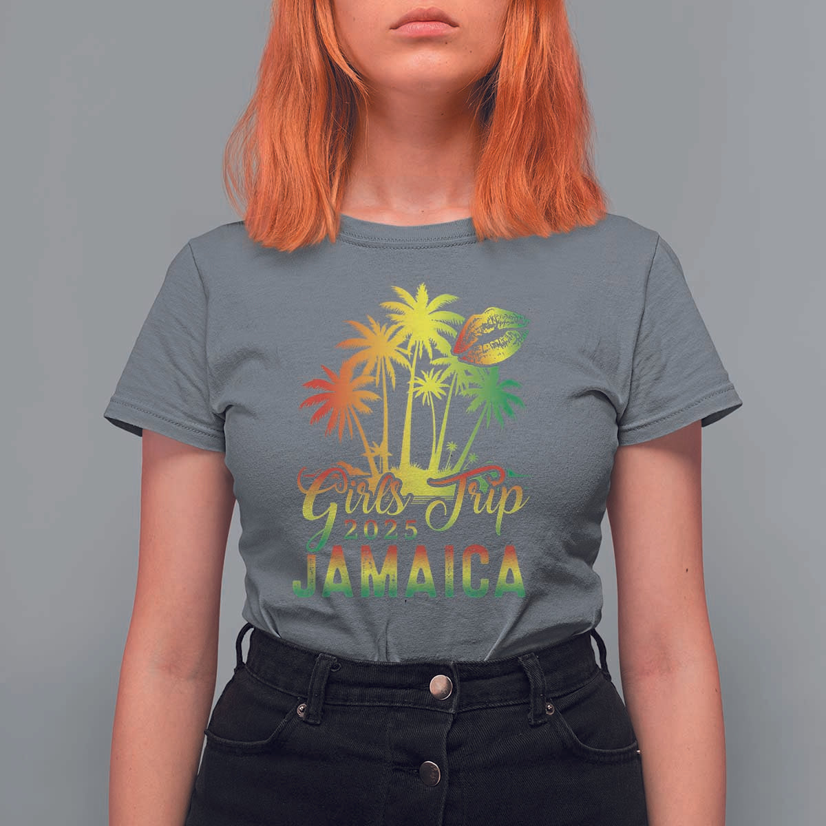 Jamaica Girls Trip 2025 T Shirt For Women Summer Vacation