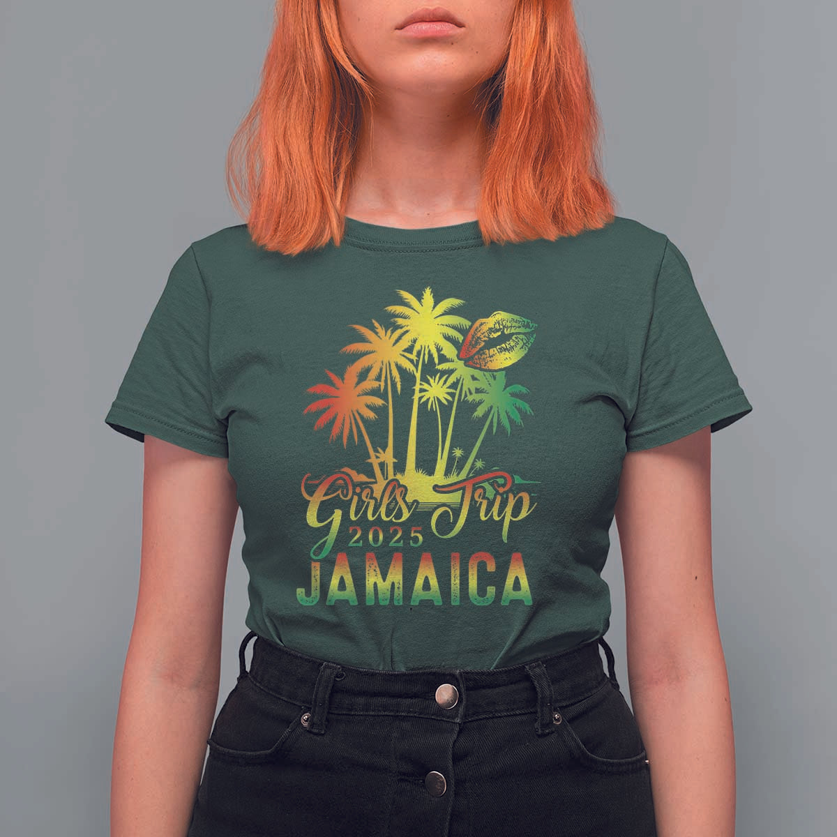Jamaica Girls Trip 2025 T Shirt For Women Summer Vacation