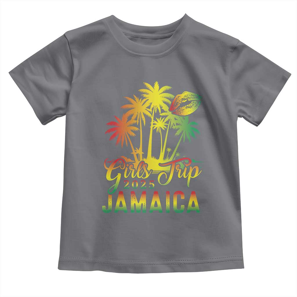 Jamaica Girls Trip 2025 Toddler T Shirt Summer Vacation