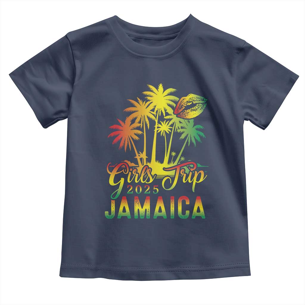 Jamaica Girls Trip 2025 Toddler T Shirt Summer Vacation