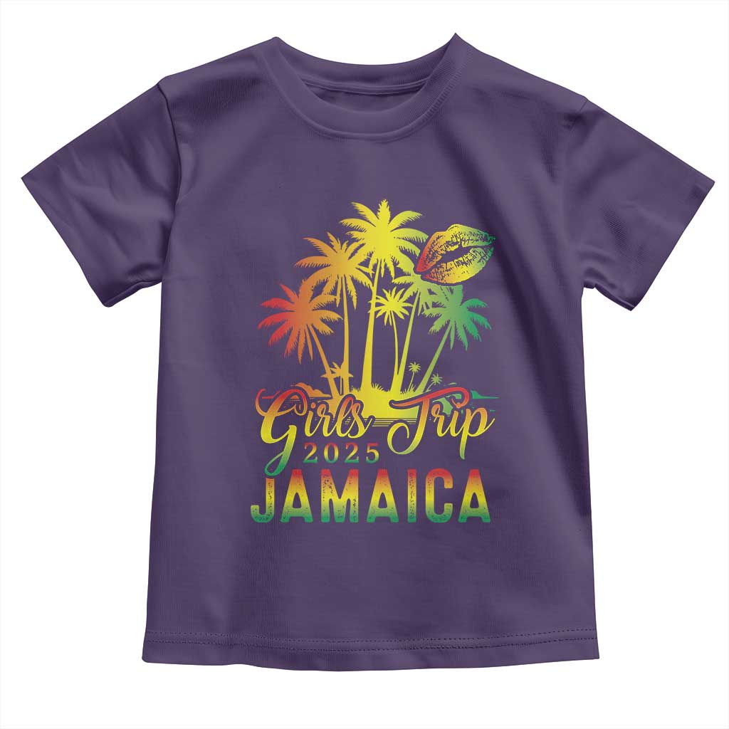Jamaica Girls Trip 2025 Toddler T Shirt Summer Vacation