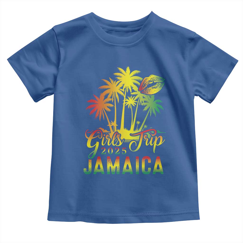 Jamaica Girls Trip 2025 Toddler T Shirt Summer Vacation