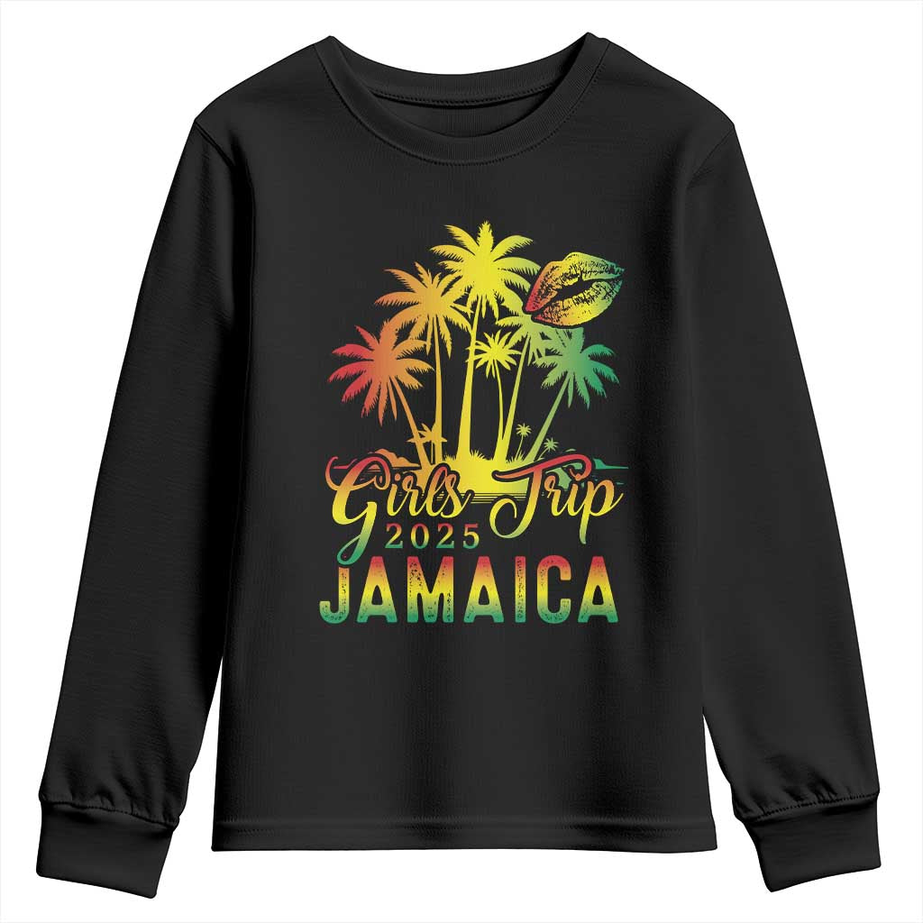 Jamaica Girls Trip 2025 Youth Sweatshirt Summer Vacation