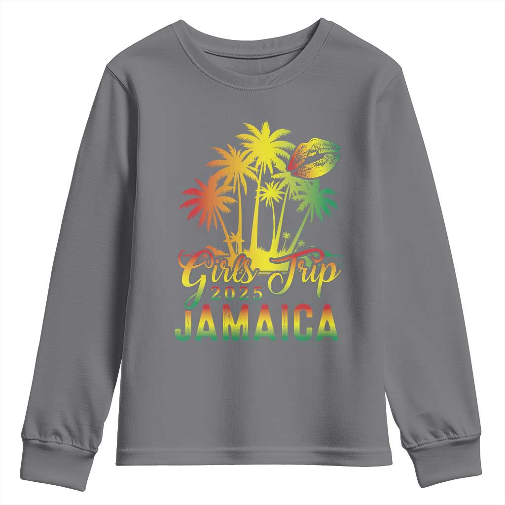 Jamaica Girls Trip 2025 Youth Sweatshirt Summer Vacation