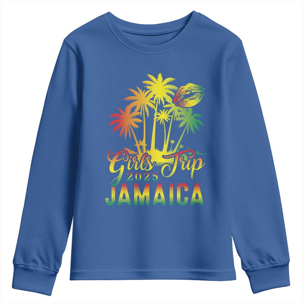 Jamaica Girls Trip 2025 Youth Sweatshirt Summer Vacation