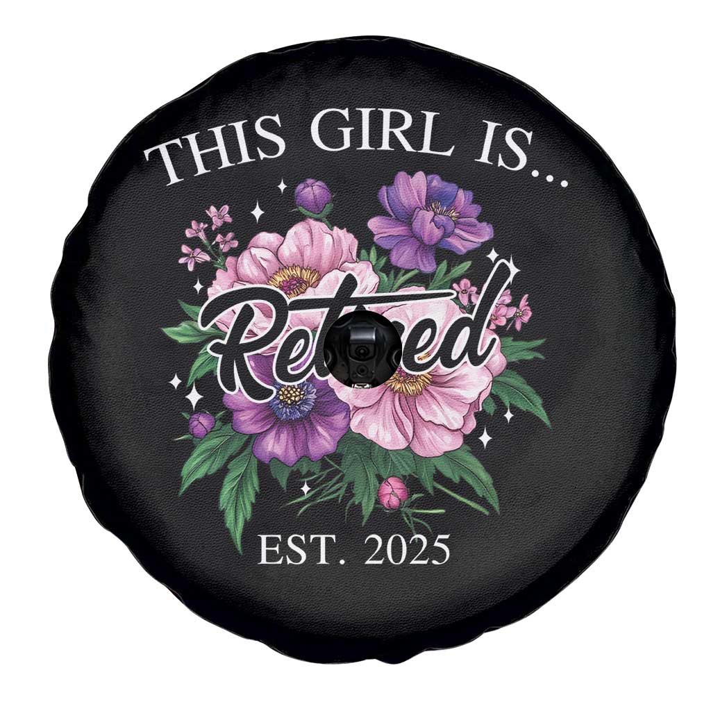 This Girl Is Retired Est 2025 Spare Tire Cover