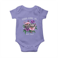 This Girl Is Retired Est 2025 Baby Onesie