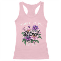 This Girl Is Retired Est 2025 Racerback Tank Top