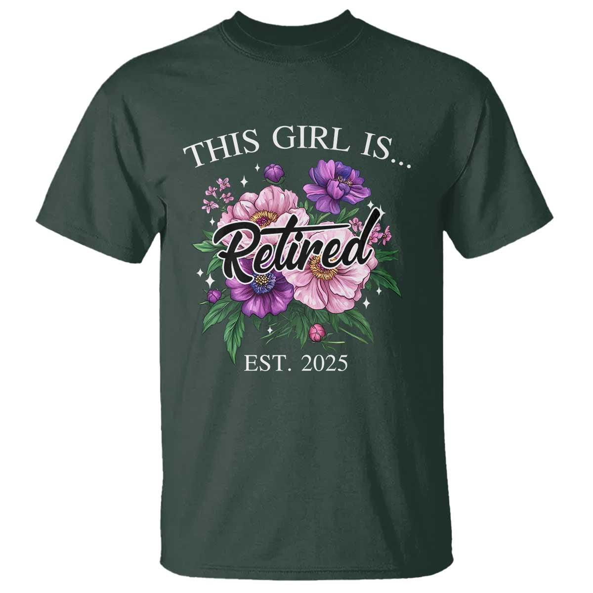 This Girl Is Retired Est 2025 T Shirt