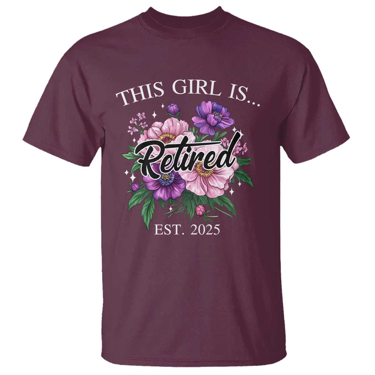 This Girl Is Retired Est 2025 T Shirt