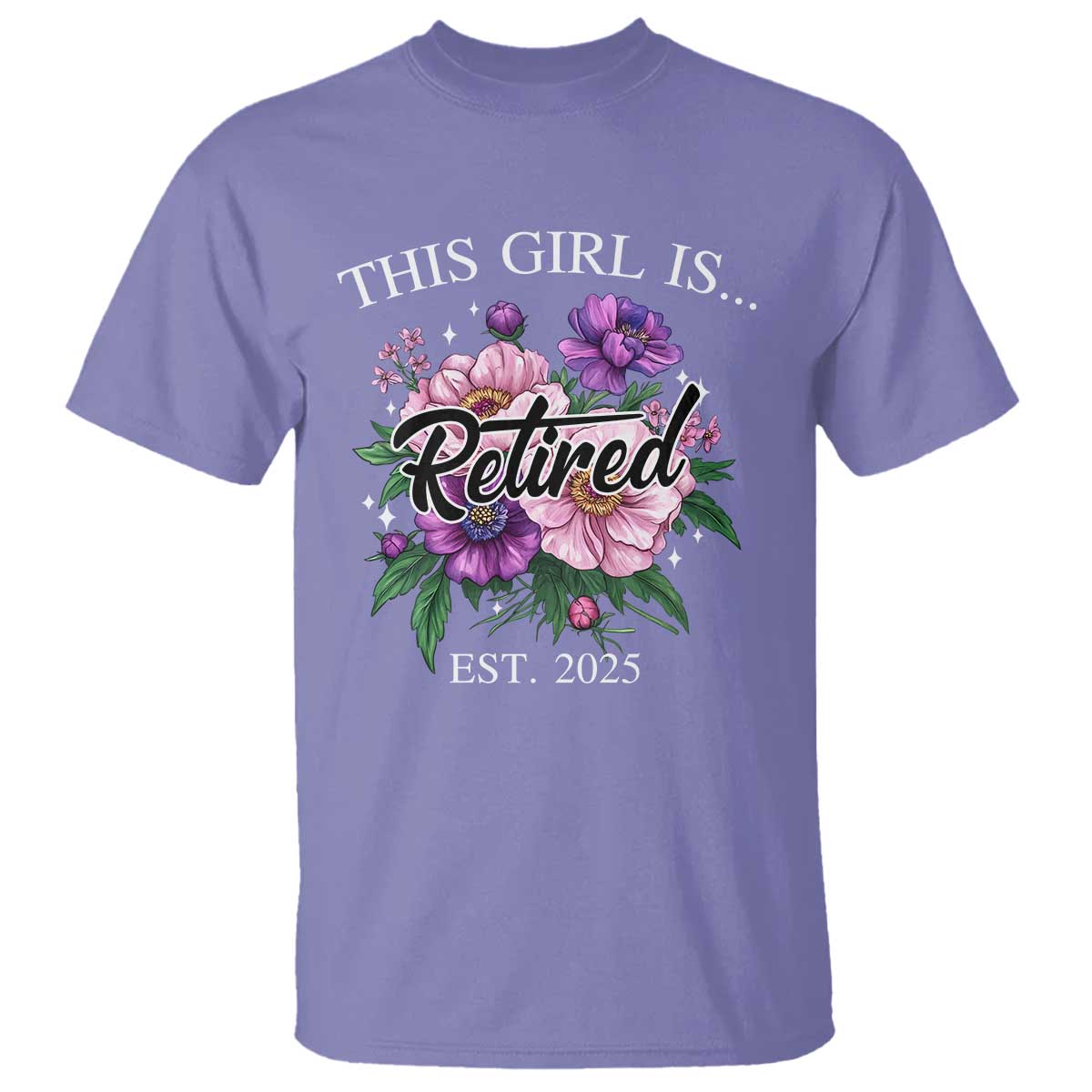 This Girl Is Retired Est 2025 T Shirt