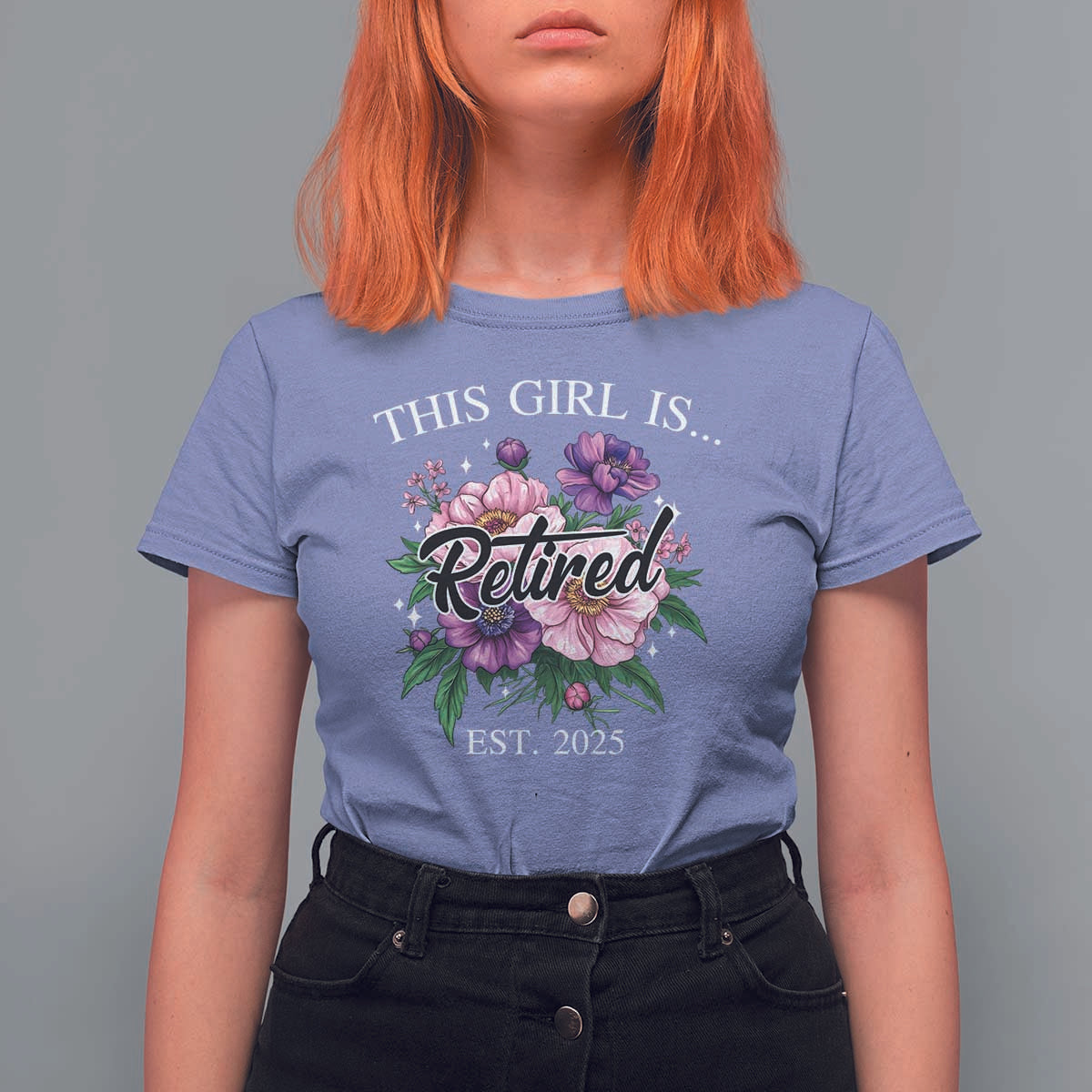 This Girl Is Retired Est 2025 T Shirt For Women