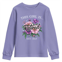 This Girl Is Retired Est 2025 Youth Sweatshirt