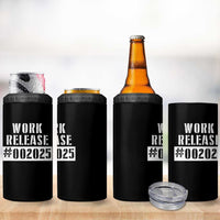 Funny Retirement 2025 4 in 1 Can Cooler Tumbler Work Release