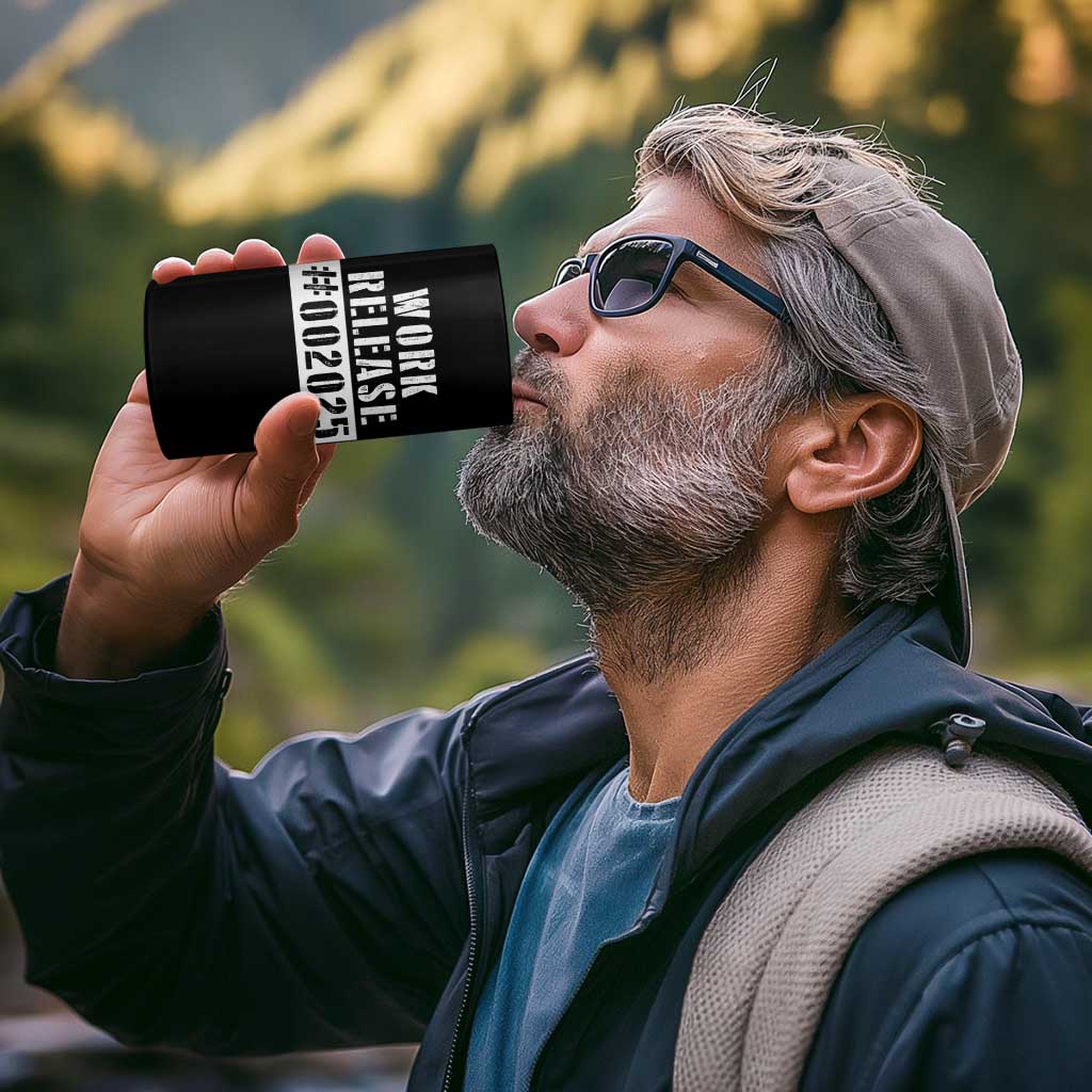 Funny Retirement 2025 4 in 1 Can Cooler Tumbler Work Release