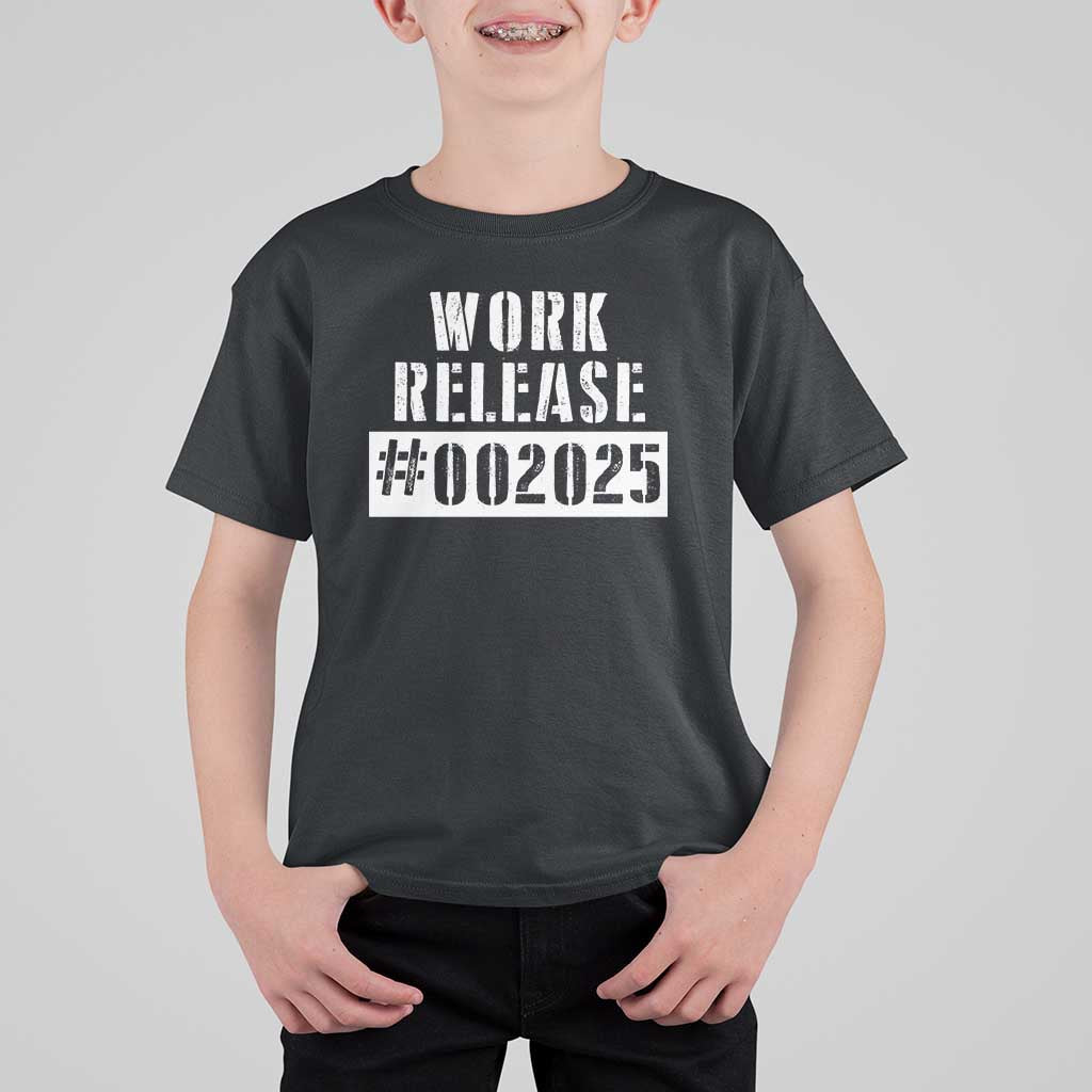 Funny Retirement 2025 T Shirt For Kid Work Release