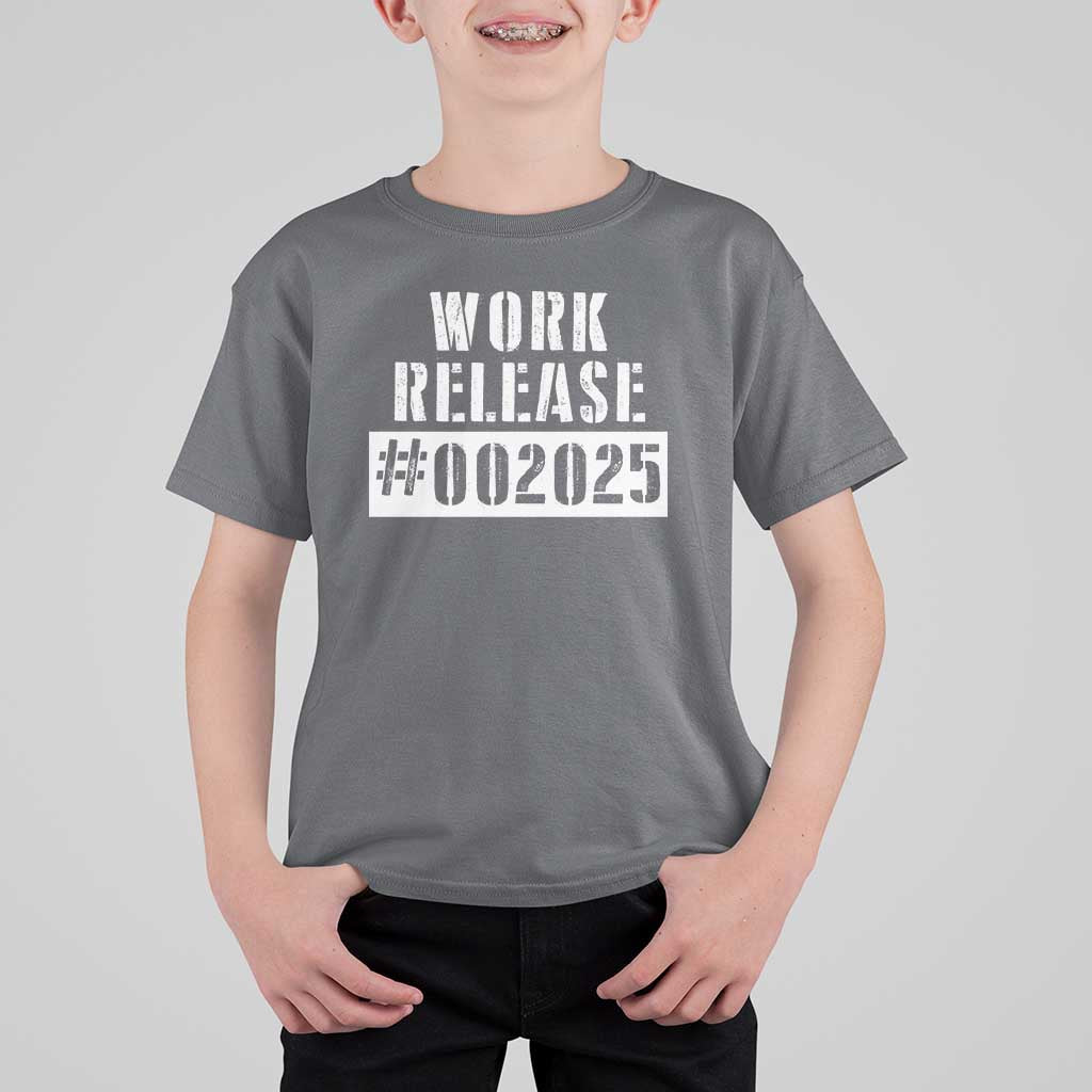 Funny Retirement 2025 T Shirt For Kid Work Release