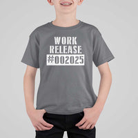 Funny Retirement 2025 T Shirt For Kid Work Release