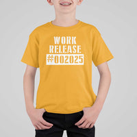 Funny Retirement 2025 T Shirt For Kid Work Release