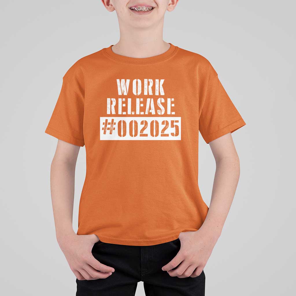 Funny Retirement 2025 T Shirt For Kid Work Release