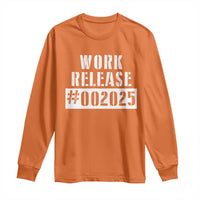 Funny Retirement 2025 Long Sleeve Shirt Work Release